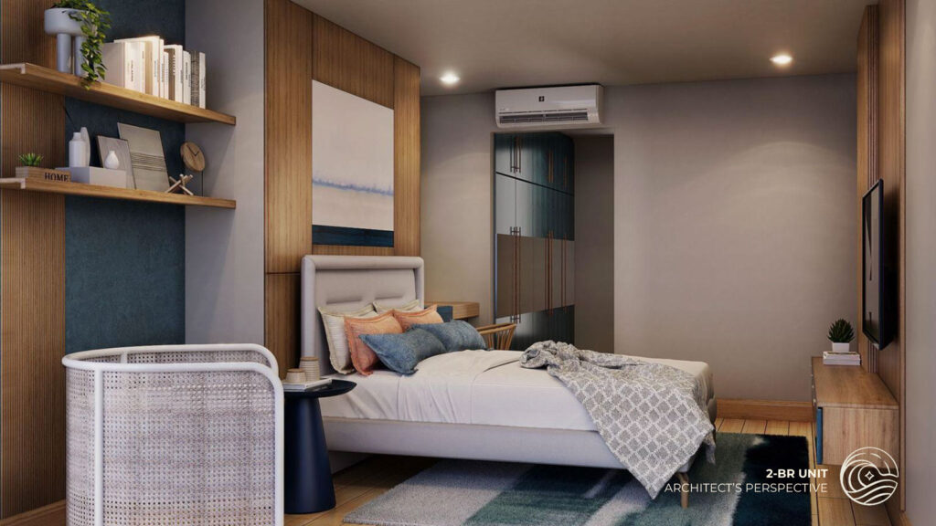 2-Bedroom Unit at Tower 3 of Costa Mira Beachtown Mactan | SpacesPH.com