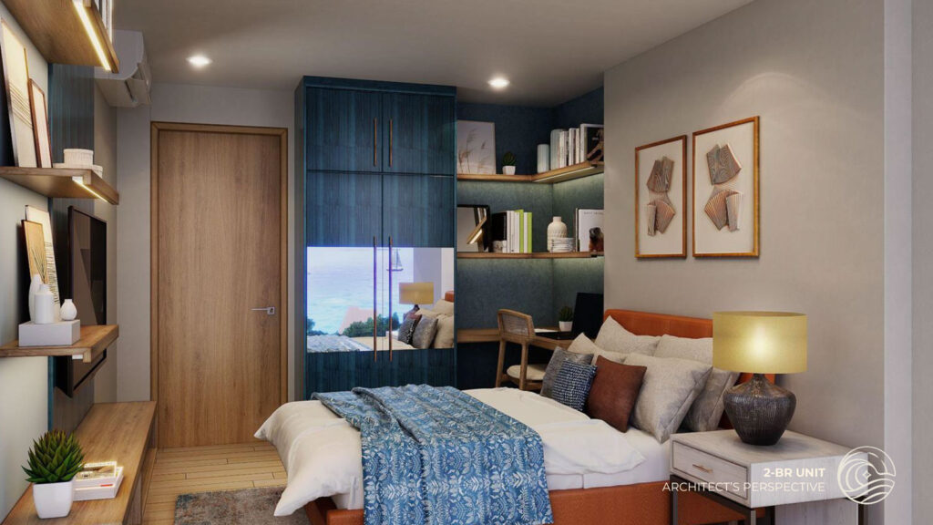 2-Bedroom Unit at Tower 3 of Costa Mira Beachtown Mactan | SpacesPH.com