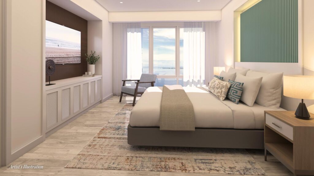 2-Bedroom Perspective at Aruga Mactan | SpacesPH.com