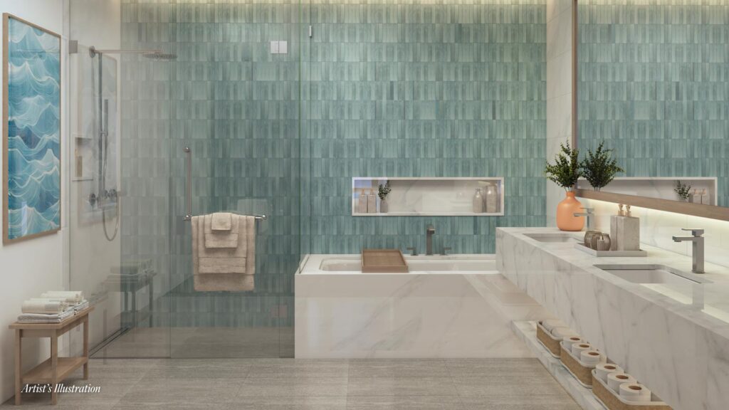 2-Bedroom Perspective at Aruga Mactan | SpacesPH.com