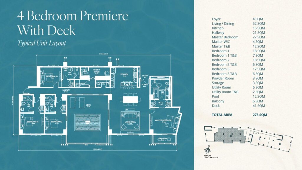 4-Bedroom Floor Plan at Aruga Mactan | SpacesPH.com