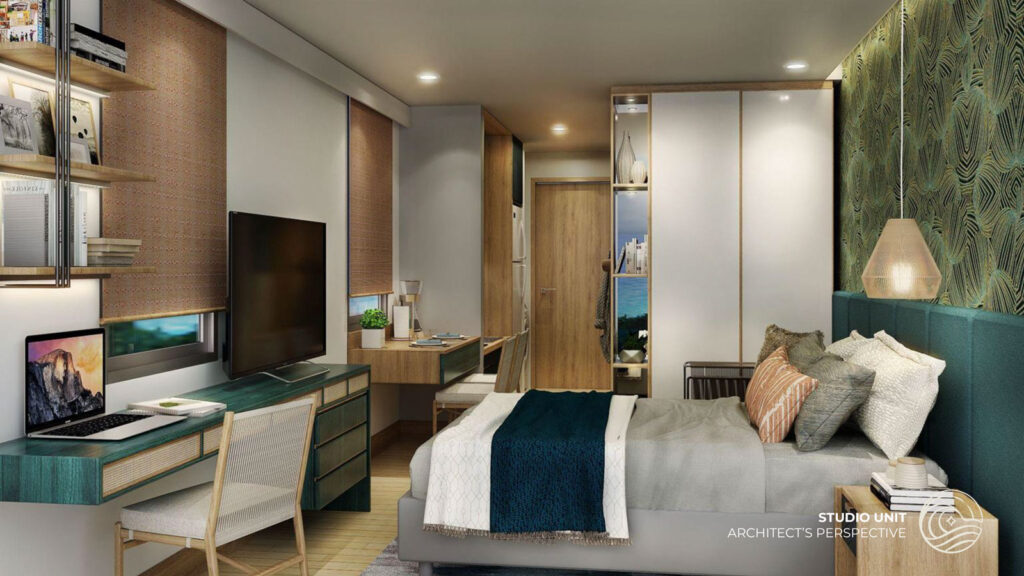 Studio Unit at Tower 3 of Costa Mira Beachtown | SpacesPH.com