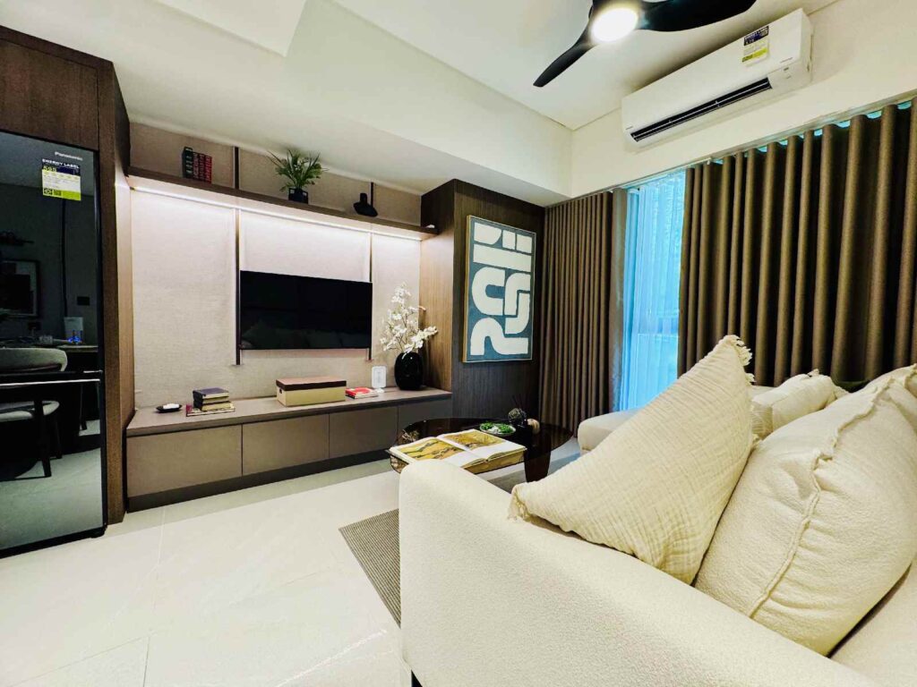 The Wave Towers - Nagomi Tower - 2 Bedroom Unit - Living Area